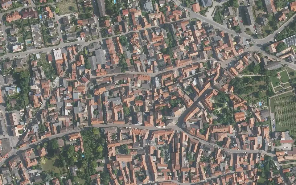 Luftbild der Umgebung von Alt Freinsheim in Freinsheim