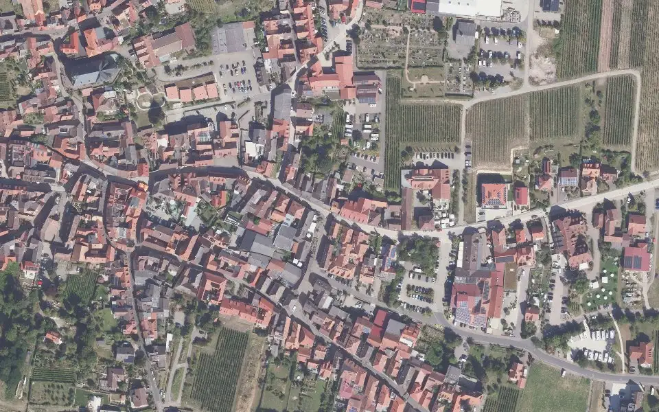 Luftbild der Umgebung von Altes Schlößchen in Sankt Martin