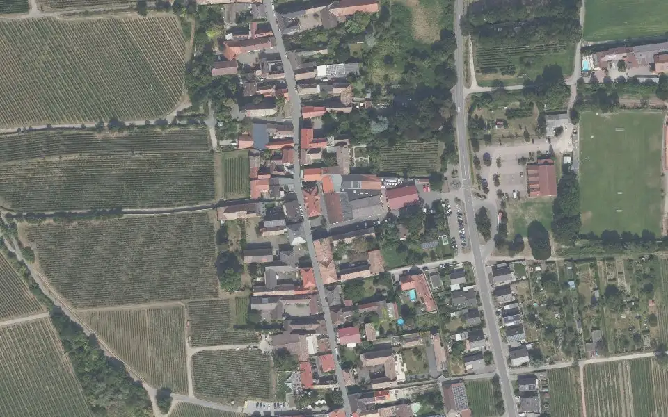 Luftbild mit der Einzellage Luginsland