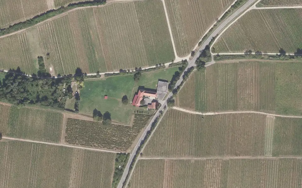 Luftbild mit der Einzellage Münzberg