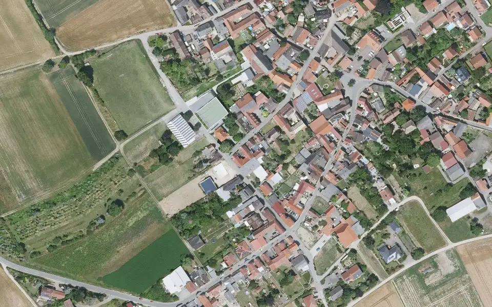 Luftbild mit der Einzellage Geiersberg