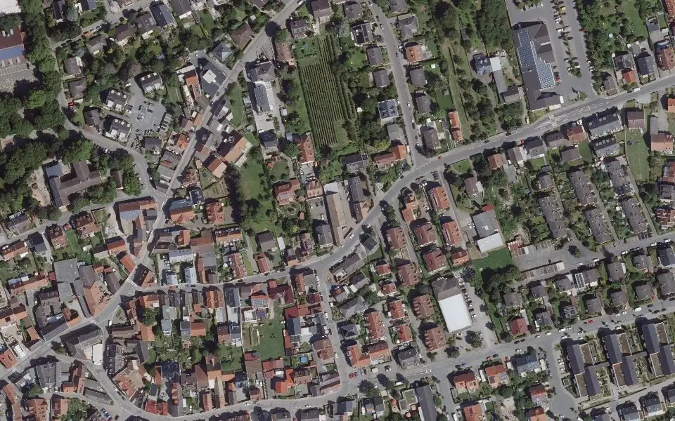 Luftbild der Umgebung von Ginz in Mainz