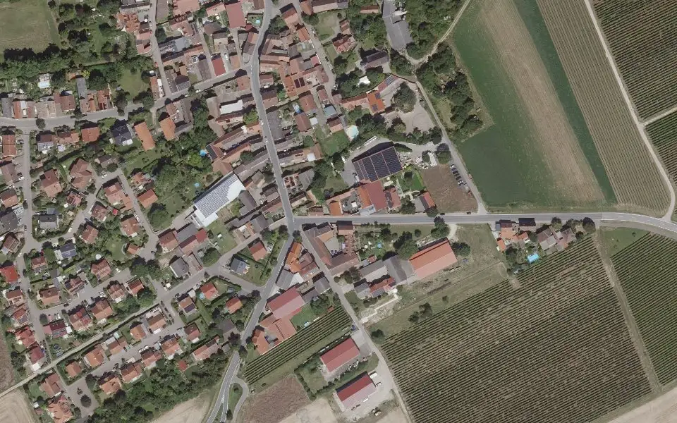 Luftbild mit der Einzellage Kehr