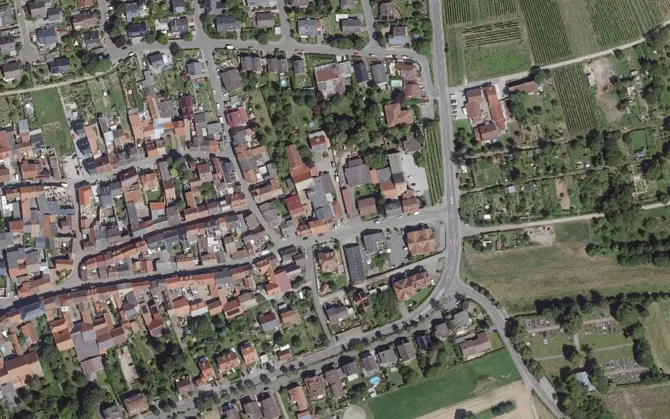 Luftbild mit der Einzellage Steinberg