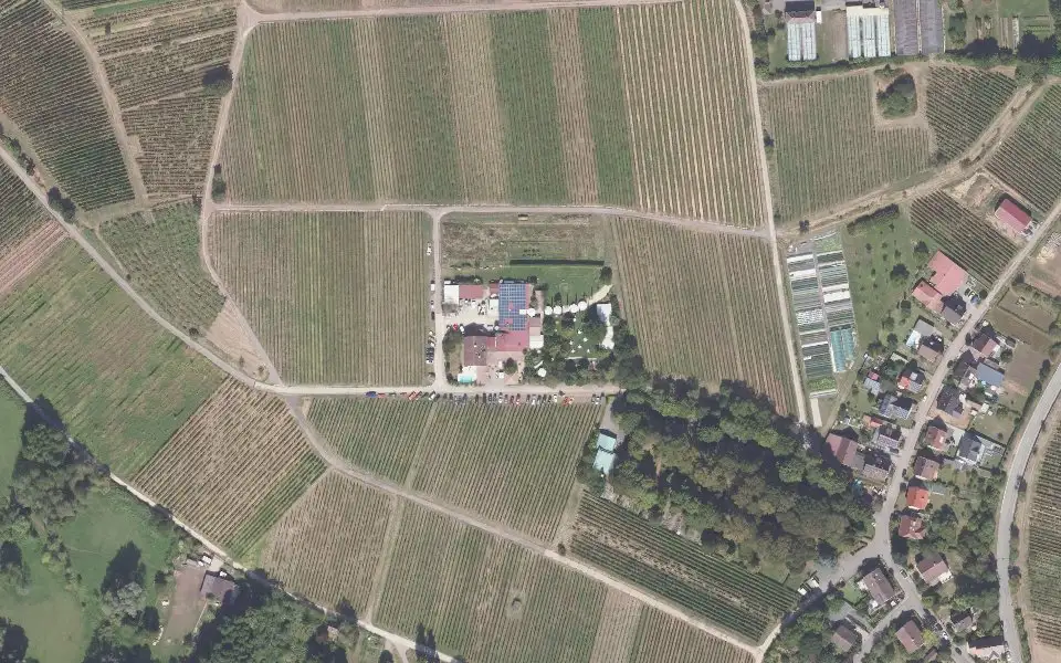 Luftbild mit der Einzellage Im Sonnenschein