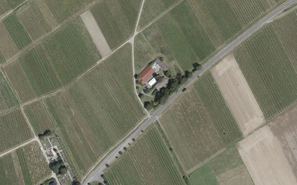 Luftbild mit der Einzellage Heiligenhäuschen
