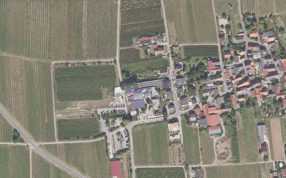 Luftbild mit der Einzellage Zechpeter