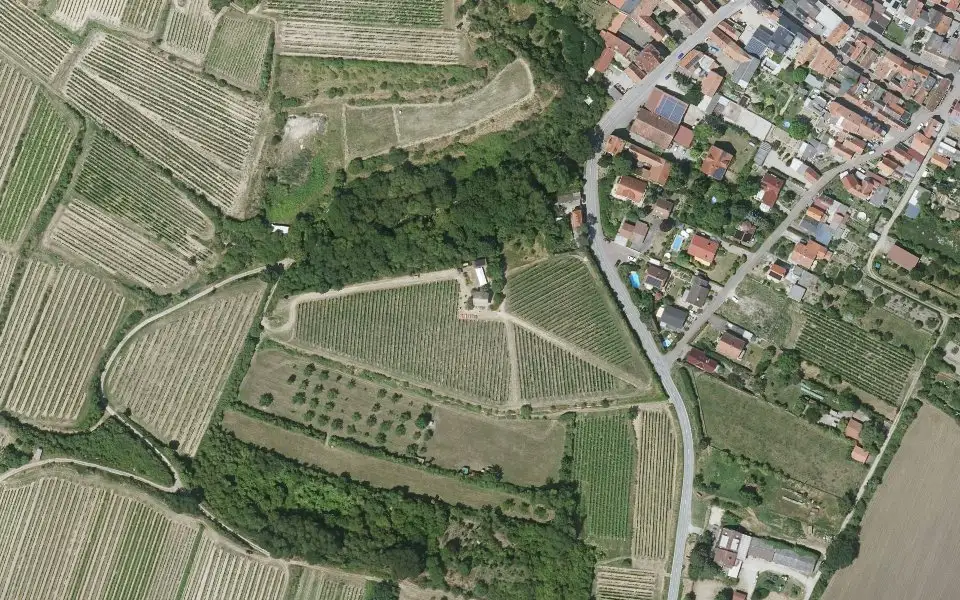 Luftbild der Umgebung von Michelsberger Häuschen in Mettenheim