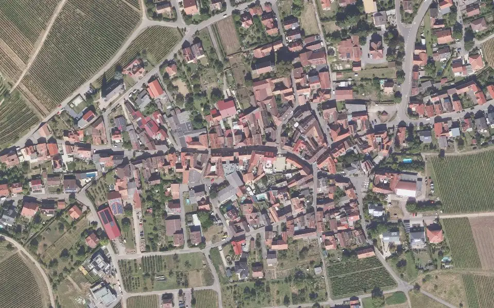 Luftbild der Umgebung von Ökonomierat Johannes Kleinmann in Birkweiler