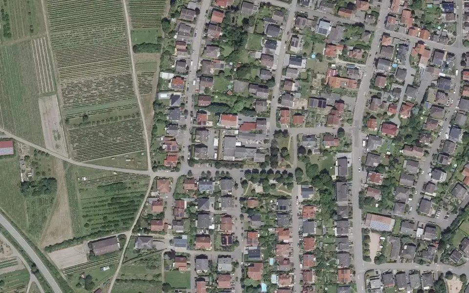 Luftbild mit der Einzellage Steinert
