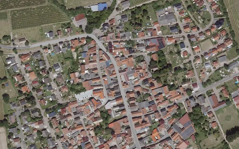 Luftbild der Umgebung von Schönhals in Biebelnheim