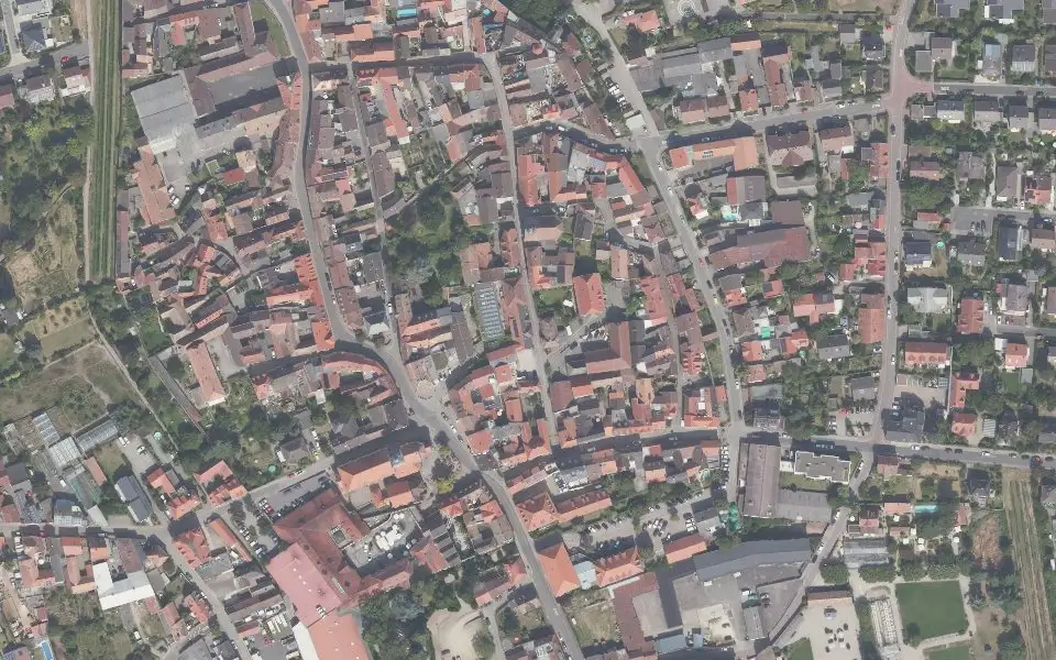 Luftbild der Umgebung von Vinothek Manz in Wachenheim an der Weinstraße
