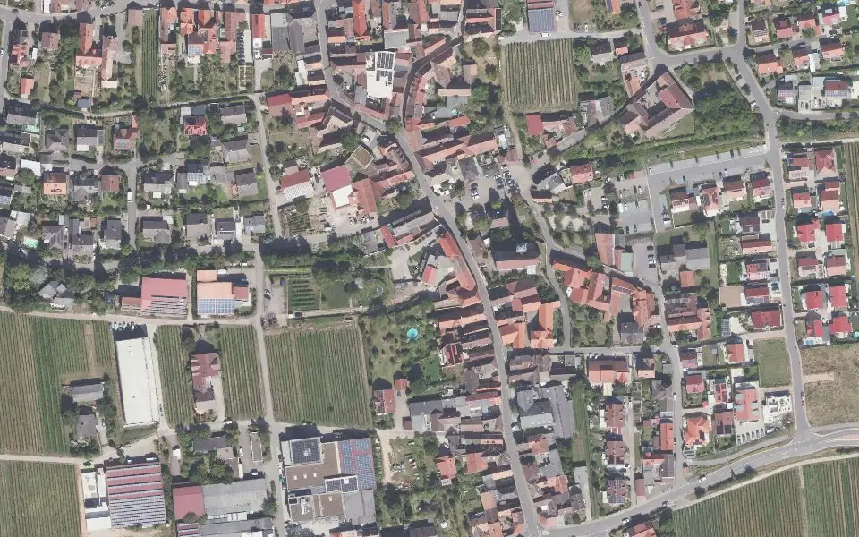 Luftbild der Umgebung von Vinothek Weingut Klein in Hainfeld