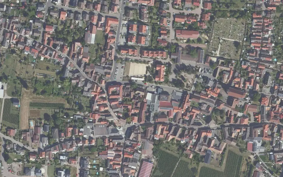 Luftbild der Umgebung von Weinagentur Zeter in Neustadt an der Weinstraße