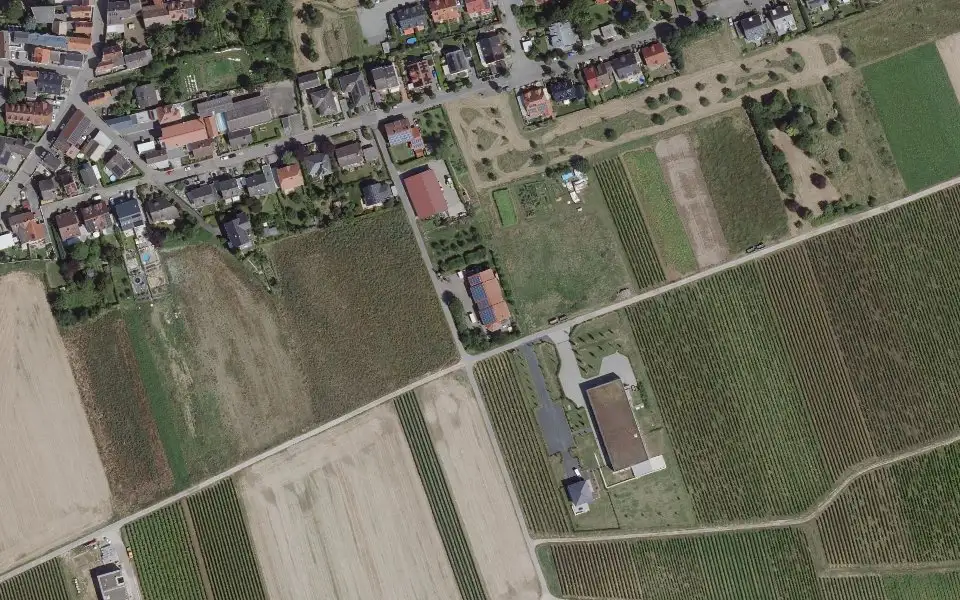 Luftbild der Umgebung von Weingut Alwin Schmitz in Mainz
