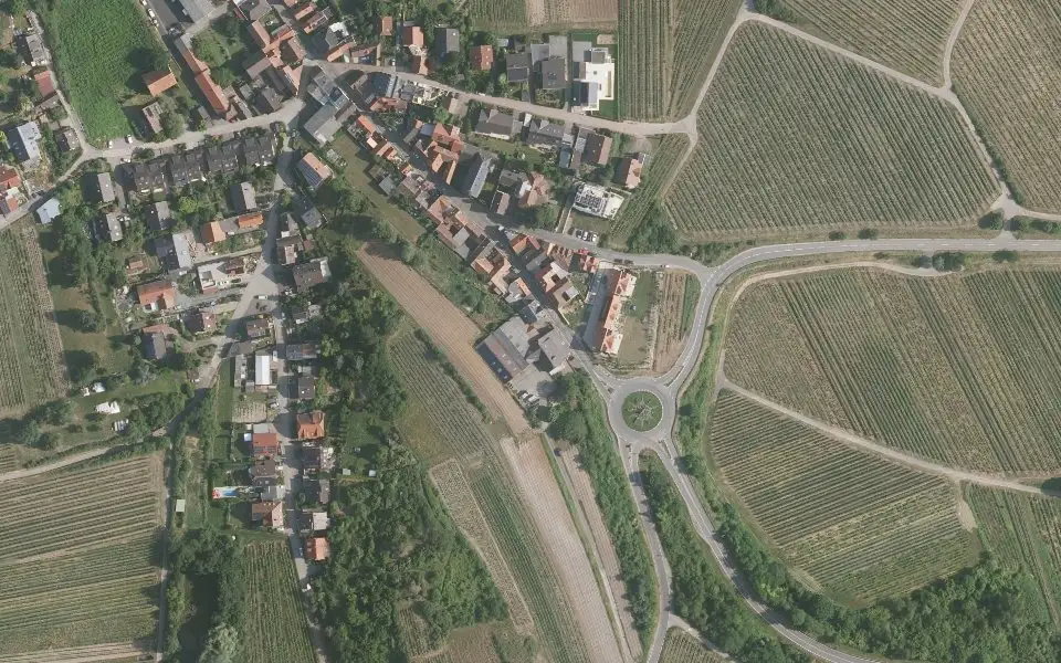 Luftbild mit der Einzellage Herrenmorgen