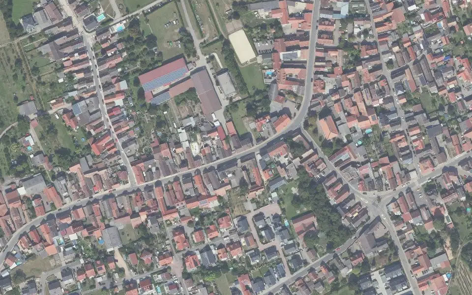 Luftbild der Umgebung von Weingut Braun in Meckenheim