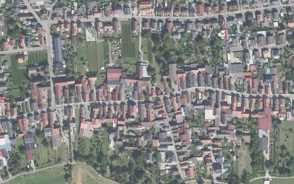 Luftbild mit der Einzellage Kalkberg