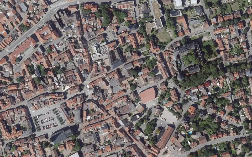 Luftbild der Umgebung von Weingut der Stadt Alzey in Alzey