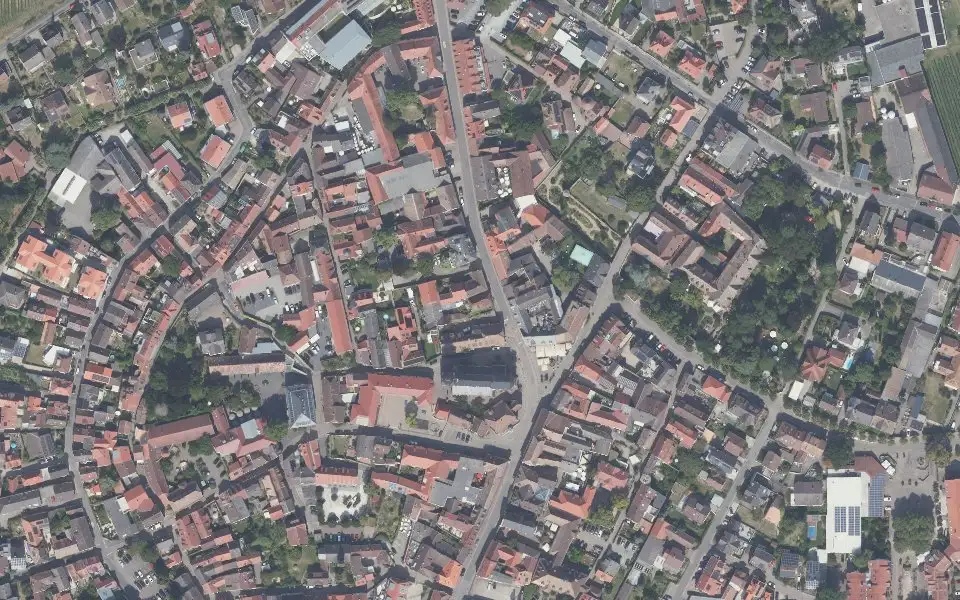 Luftbild der Umgebung von Weingut Dick-Kaub in Deidesheim