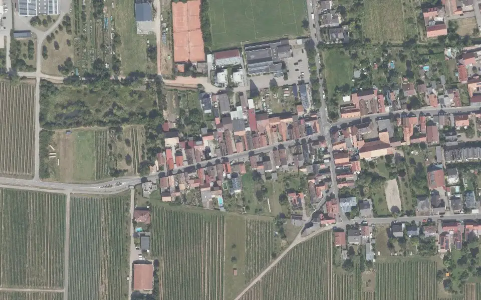 Luftbild mit der Einzellage Gerümpel