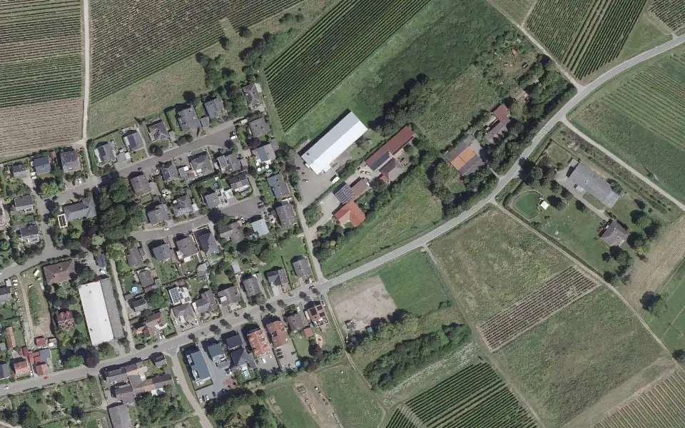 Luftbild der Umgebung von Weingut Dürk in Horrweiler