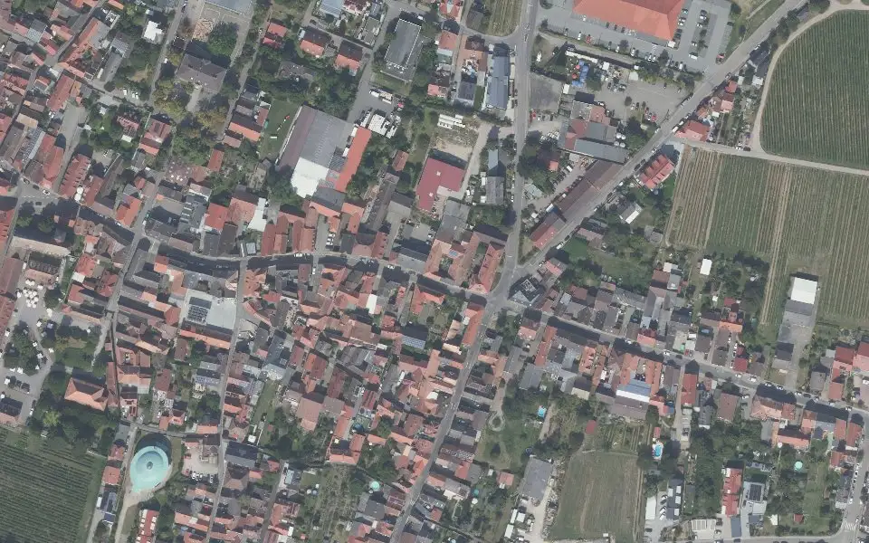 Luftbild der Umgebung von Weingut Edgar Klohr in Neustadt an der Weinstraße