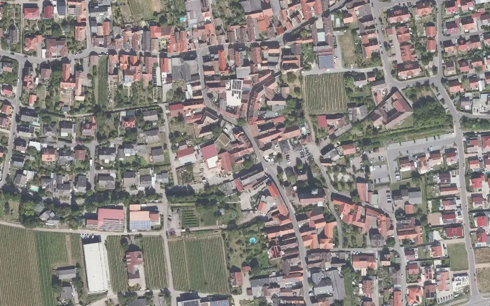 Luftbild der Umgebung von Weingut-Ferienhof Andreas Weisbrod in Hainfeld