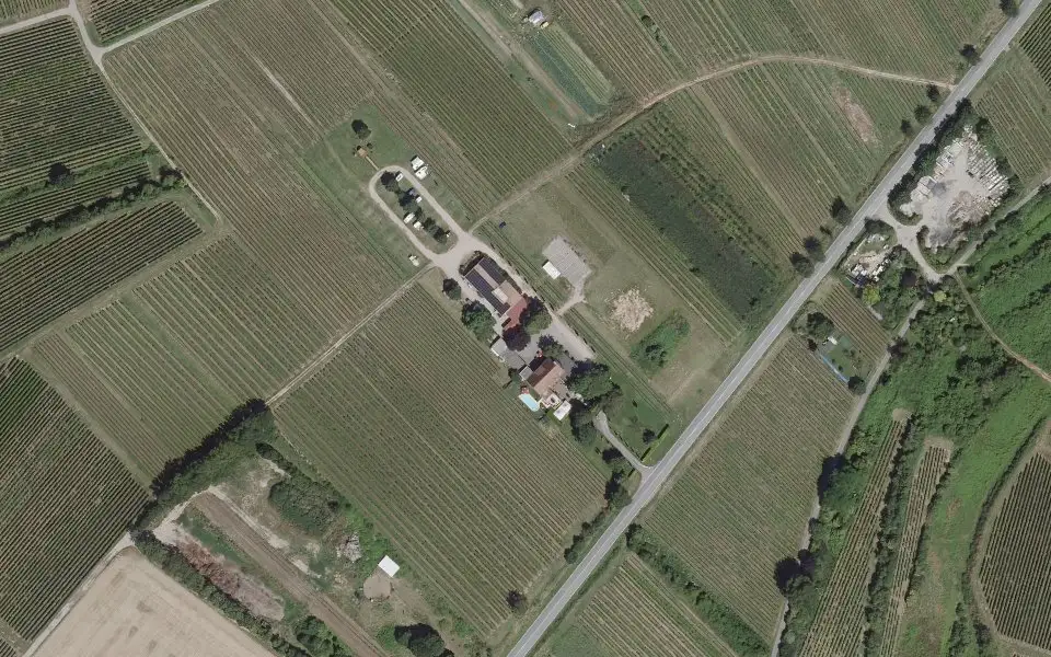 Luftbild mit der Einzellage Pfaffenkappe