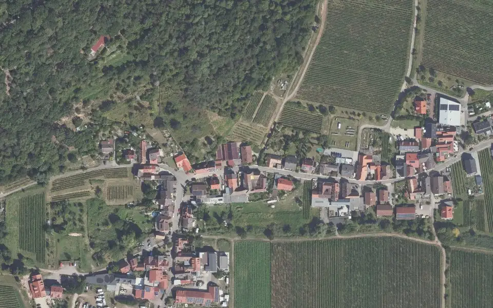 Luftbild der Umgebung von Weingut Gerd Rudolph in Neustadt an der Weinstraße