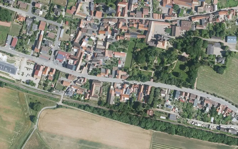 Luftbild mit der Einzellage Rotenberg