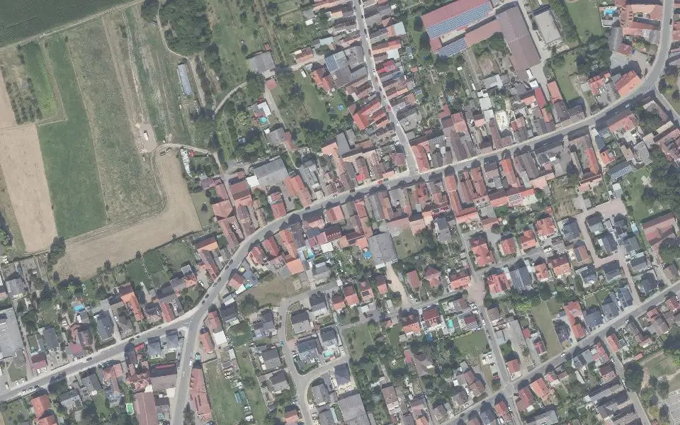 Luftbild der Umgebung von Weingut Härtel in Meckenheim