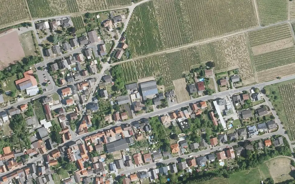 Luftbild mit der Einzellage Sonnenberg