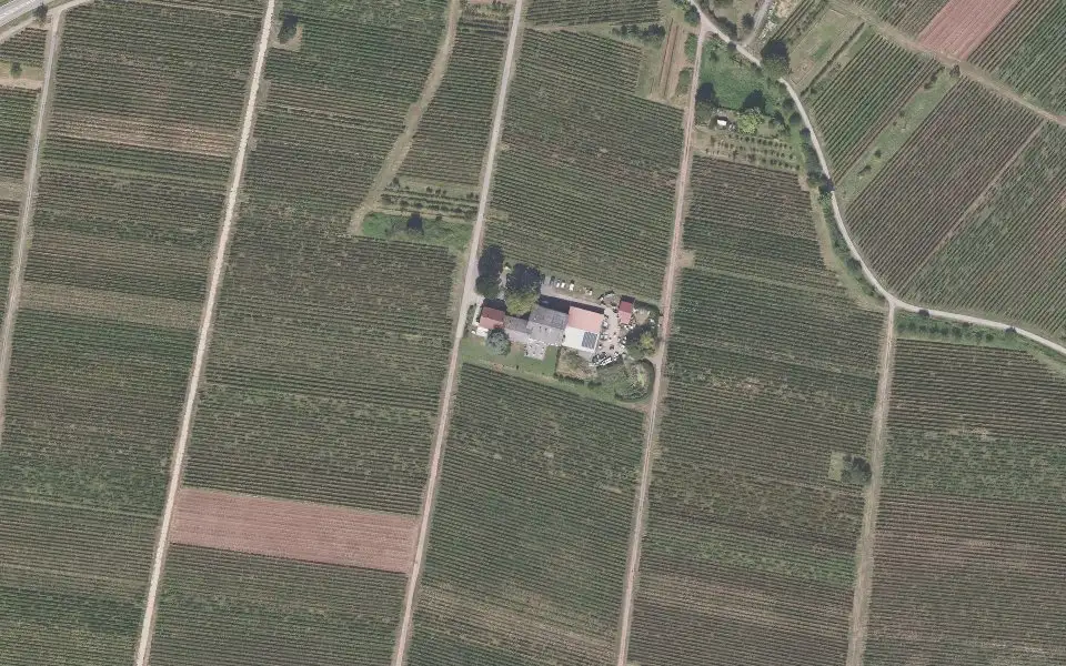 Luftbild der Umgebung von Weingut Herrenhof in Eschbach