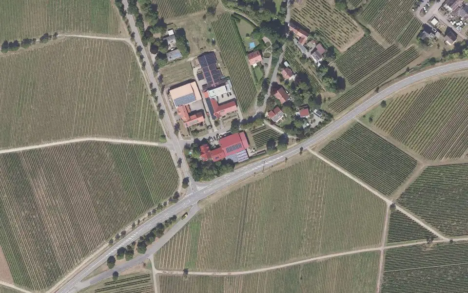 Luftbild der Umgebung von Weingut Karst in Ilbesheim bei Landau in der Pfalz