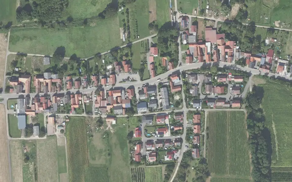 Luftbild der Umgebung von Weingut Lischer in Hergersweiler