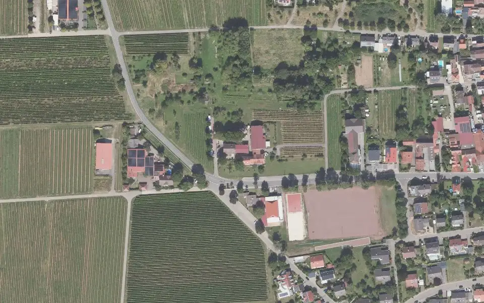 Luftbild der Umgebung von Weingut Lorentz in Landau in der Pfalz