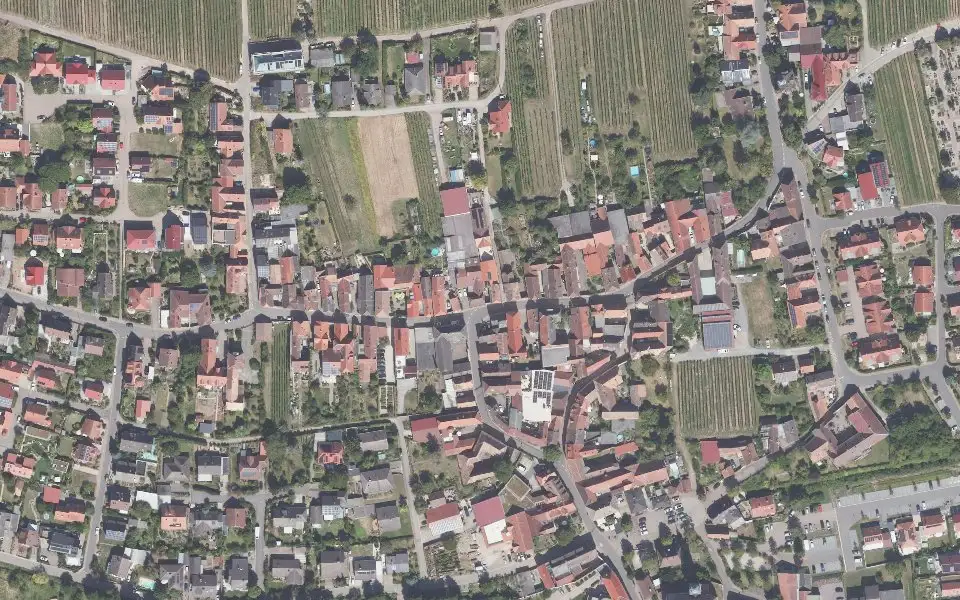 Luftbild der Umgebung von Weingut Lothar Hagenbuch & Söhne in Hainfeld