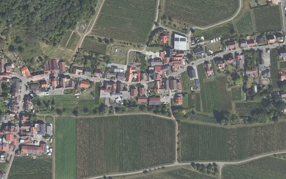 Luftbild der Umgebung von Weingut Martin Nickel in Neustadt an der Weinstraße