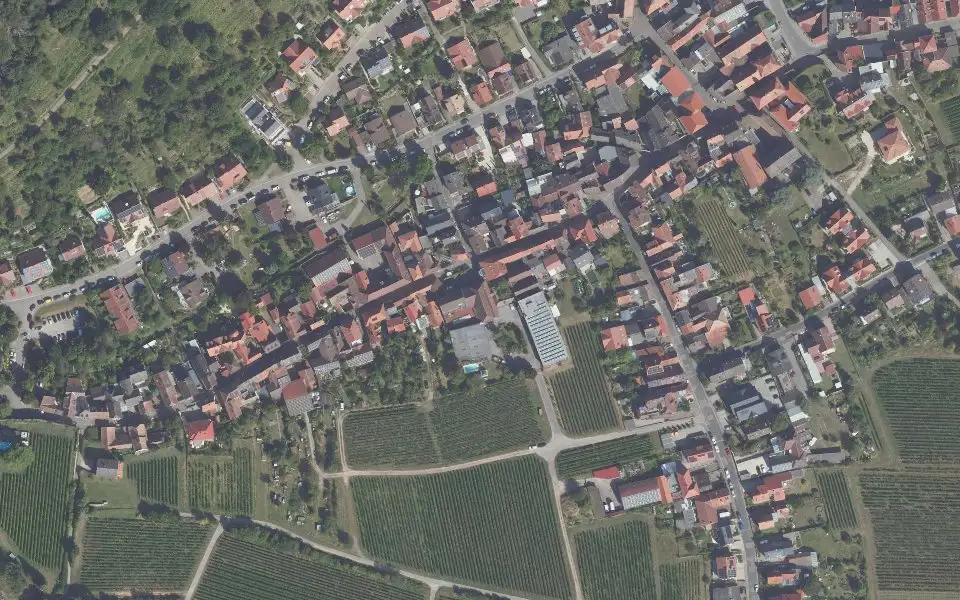 Luftbild der Umgebung von Weingut Naegele in Neustadt an der Weinstraße