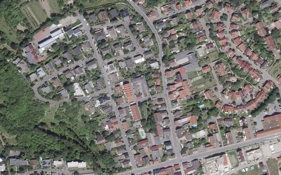 Luftbild mit der Einzellage Rabenkopf