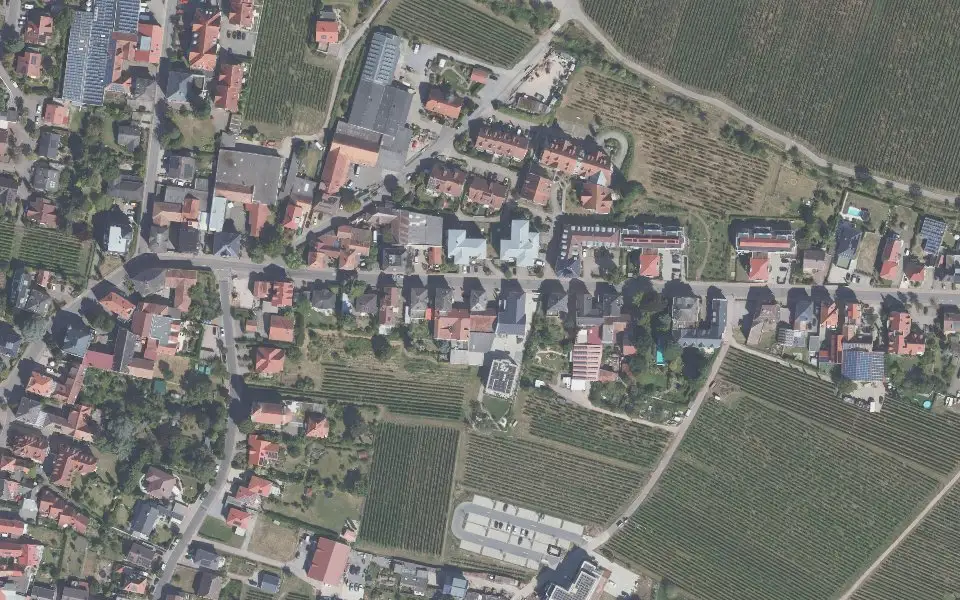 Luftbild der Umgebung von Weingut Otto Stachel in Maikammer