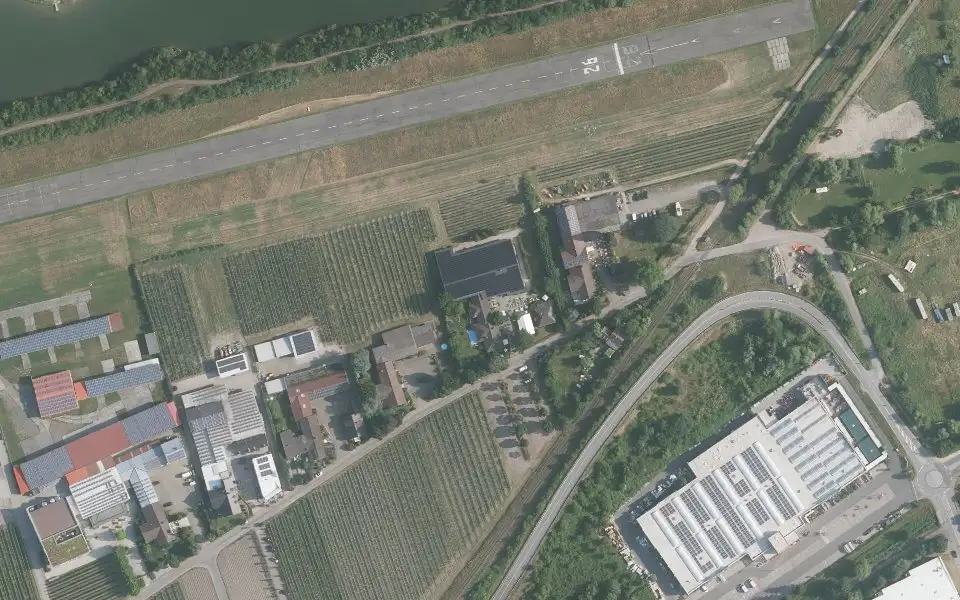 Luftbild der Umgebung von Weingut Raßkopf-Hofmann in Bad Dürkheim
