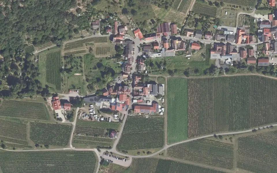 Luftbild der Umgebung von Weingut Rebenhof in Neustadt an der Weinstraße