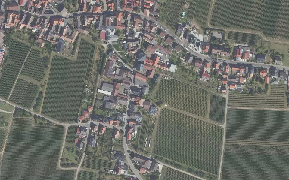 Luftbild der Umgebung von Weingut Rumsauer in Neustadt an der Weinstraße