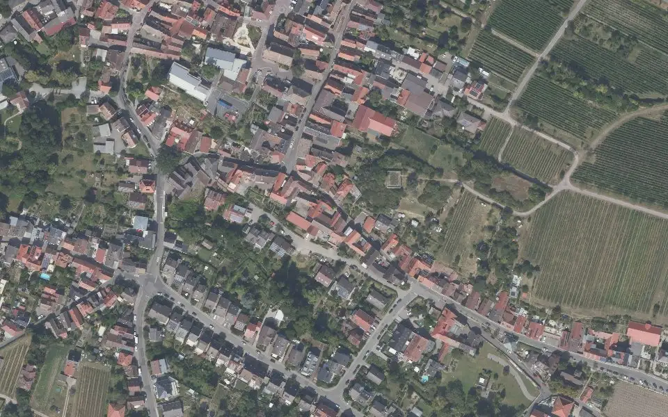 Luftbild der Umgebung von Weingut Thomas Steigelmann in Neustadt an der Weinstraße