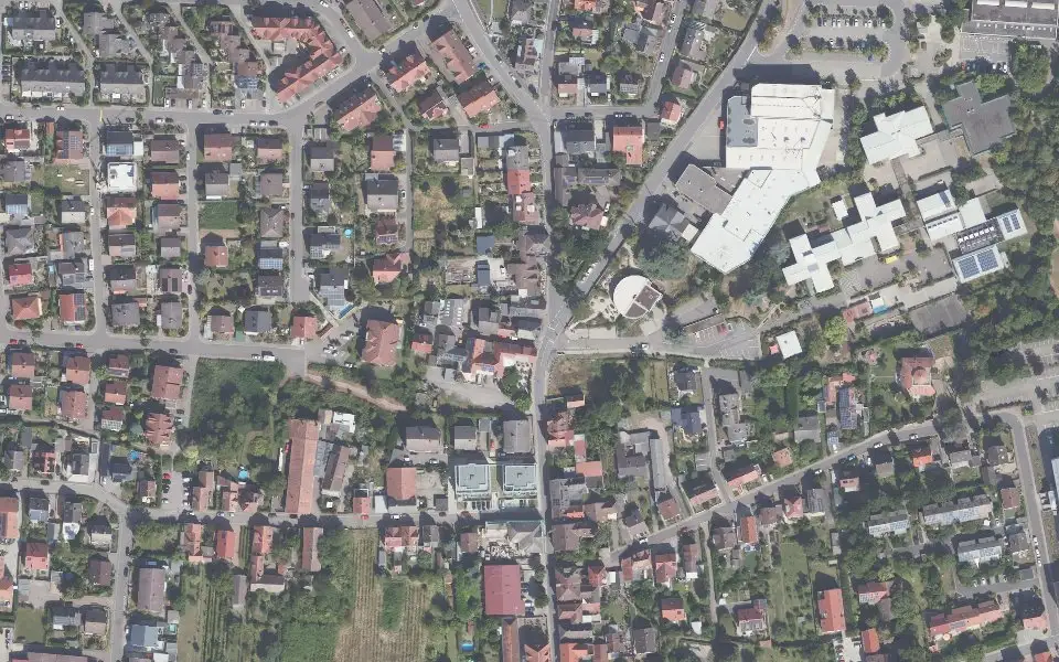 Luftbild der Umgebung von Weingut W. Tretter in Edenkoben