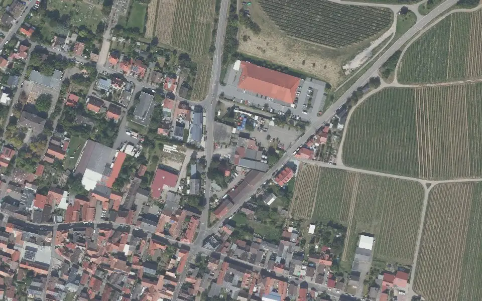 Luftbild der Umgebung von Weinland Meckenheim eG in Neustadt an der Weinstraße