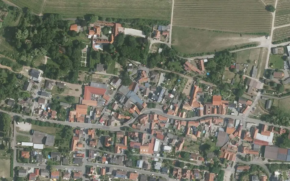 Luftbild der Umgebung von Wendel in Bissersheim